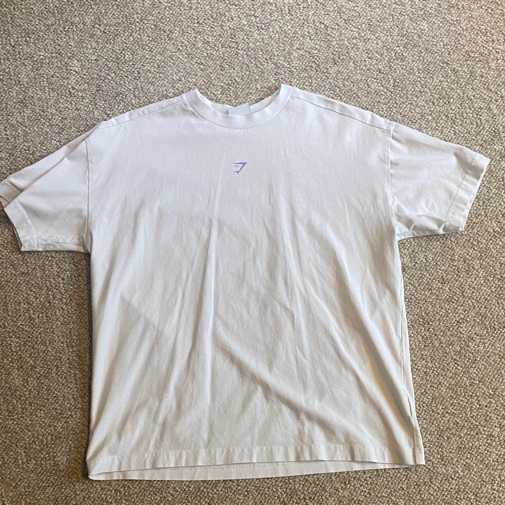 Gymshark White Short Sleeve Tee